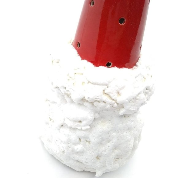 Santa Claus 12.75" Faux Candle Votive Holder? Decor Signed Bhadon - Picture 9 of 9